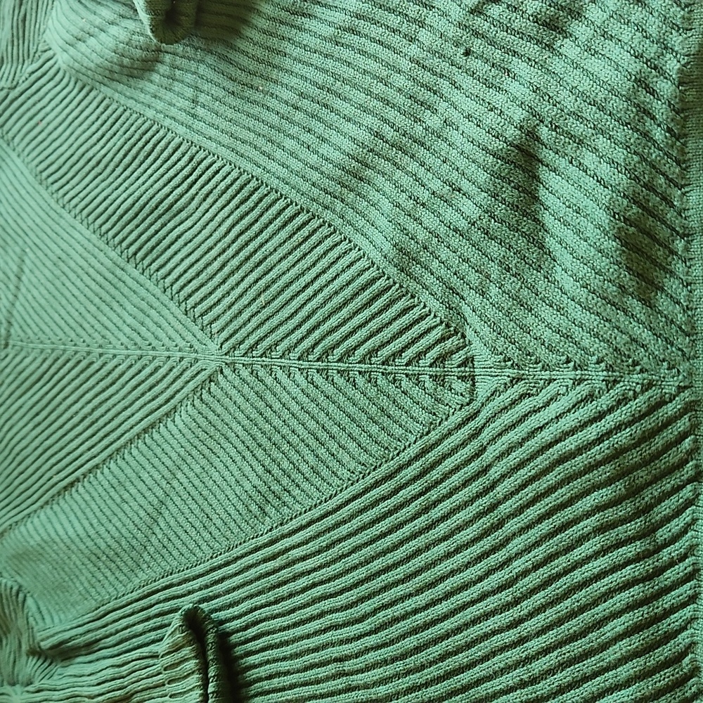 Jessica London Teal Ribbed Women's Sweater - Picture 2 of 7
